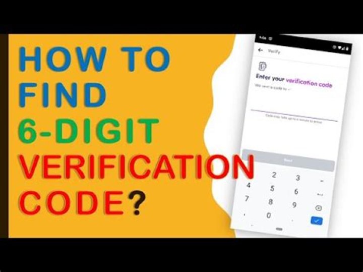 What is a 6 digit confirmation code?