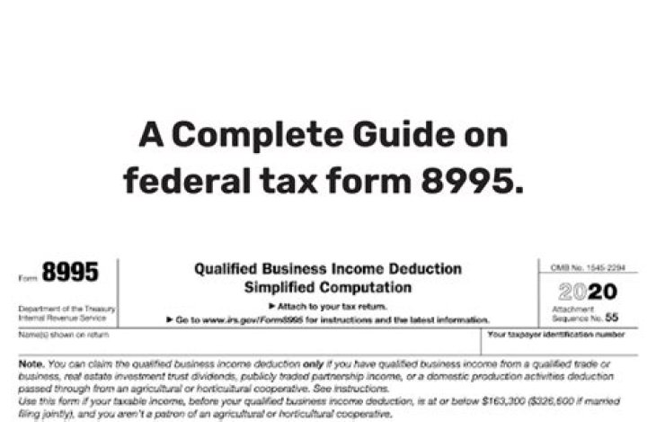 What is a 8995 tax form?