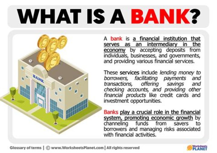 What is a bank description?