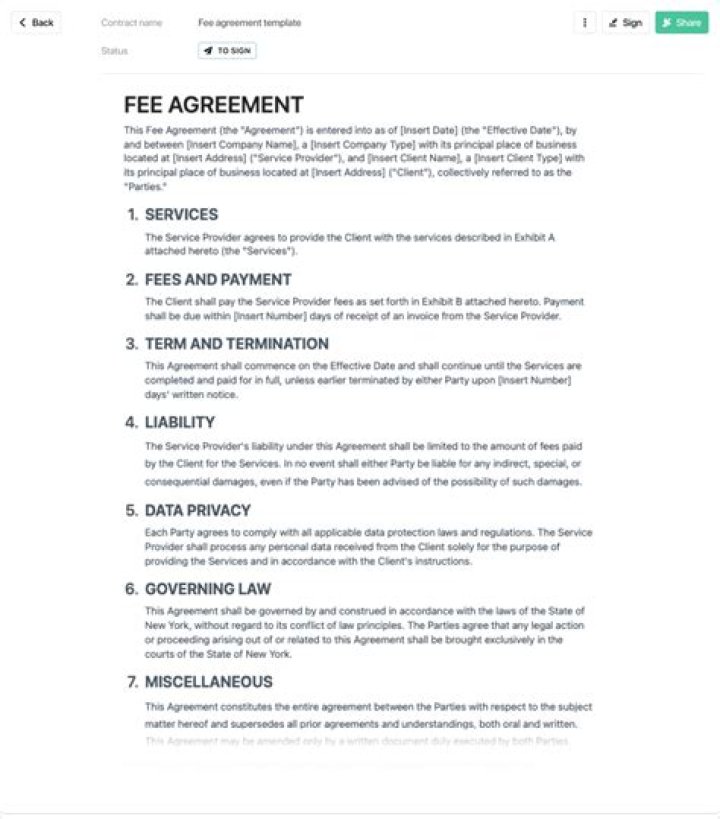 What is a base fee in a contract?