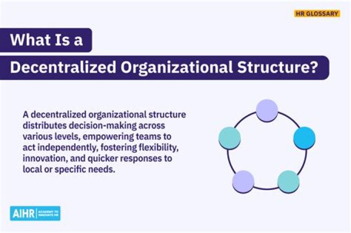 What is a decentralized organization in management?