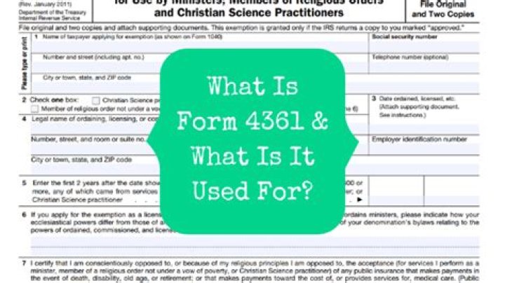 What is a form 4361?