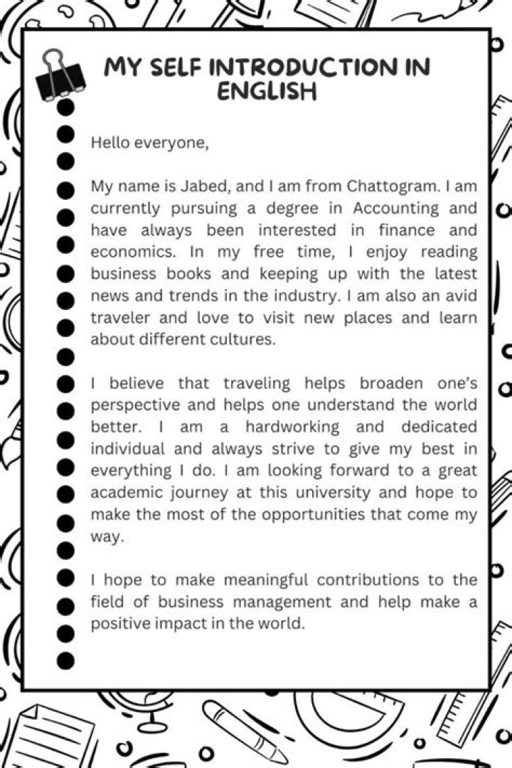 What is a introduction in English?