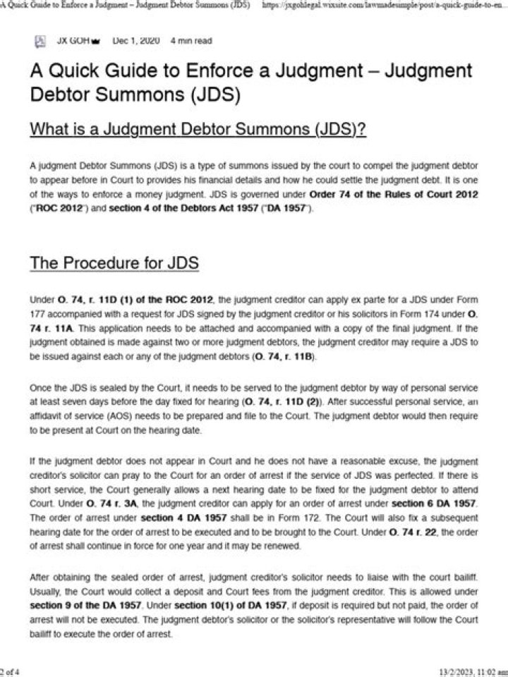 What is a judgment proof debtor?