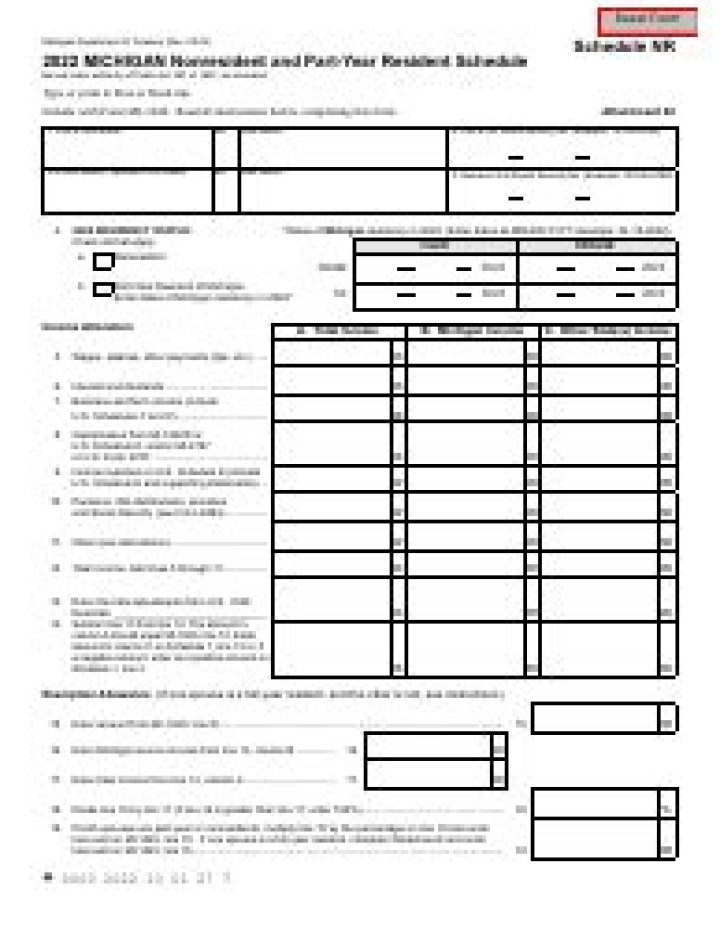 What is a part year resident in Michigan?