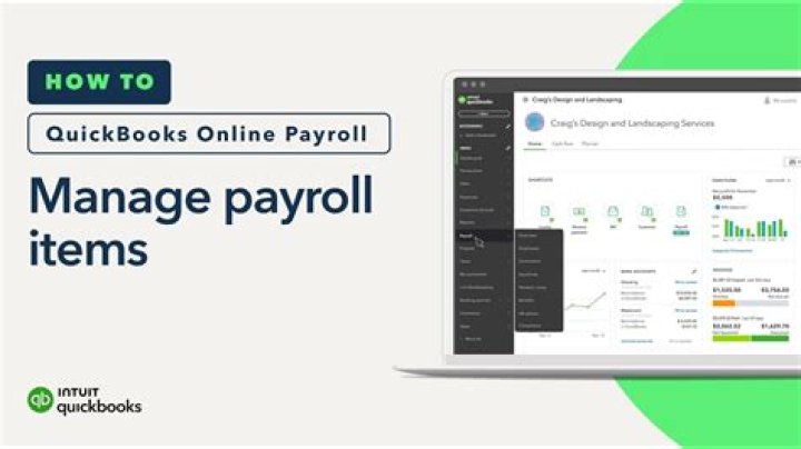 What is a payroll item in QuickBooks?
