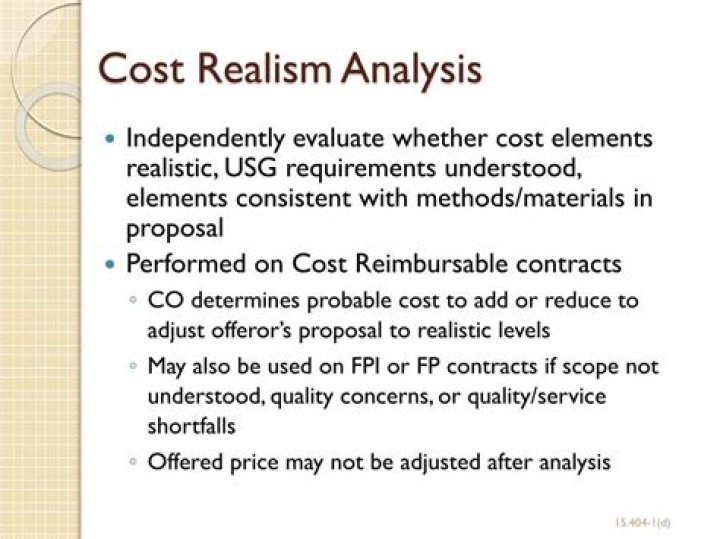 What is a price realism analysis?