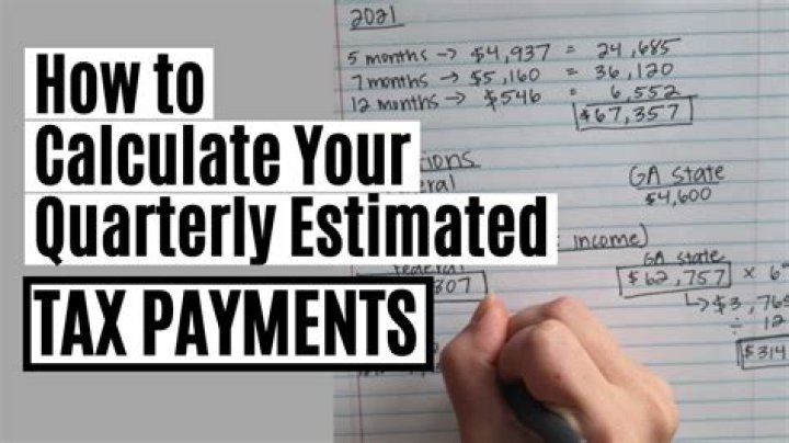 What is a quarterly estimate?