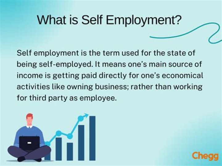 What is a self-employed person called?