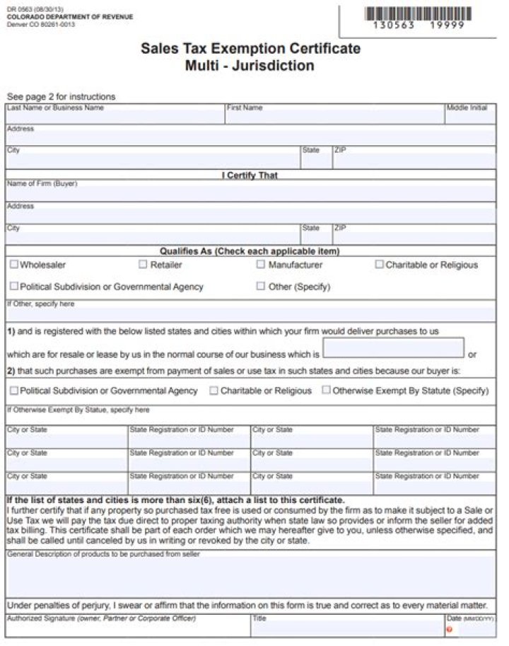 What is a tax-exempt status form?