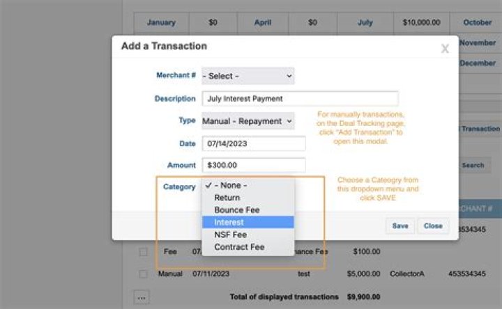 What is a transaction category?