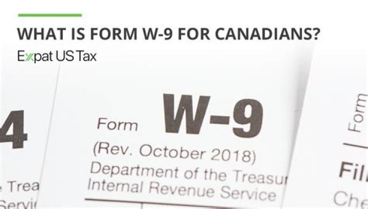 What is a W 9 form Canada?