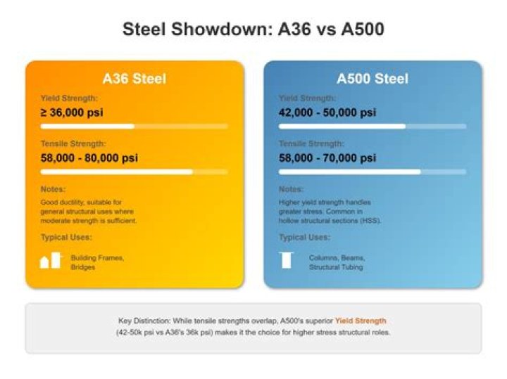 What is a50 steel?