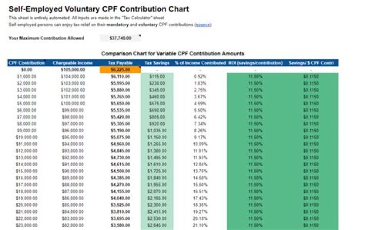 What is allowable self-employment contributions?