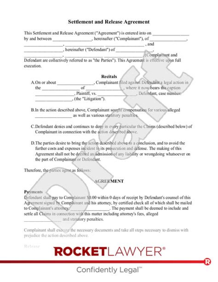 What is an auto settlement?
