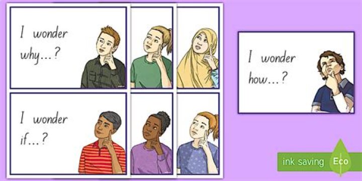 What is an I Wonder question?