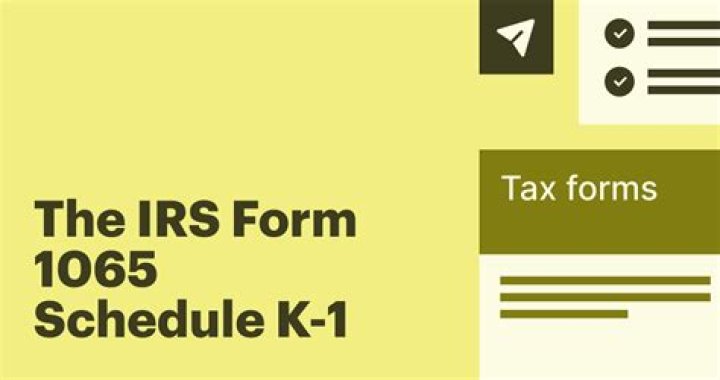 What is an IRS K 1 Form 1065?