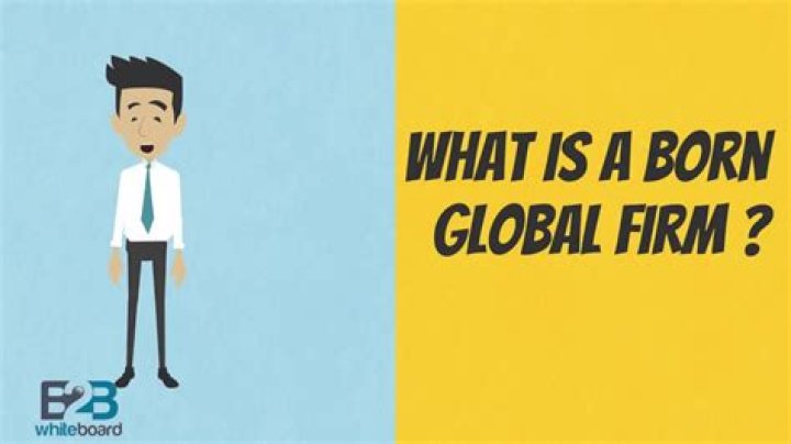 What is born global firm?