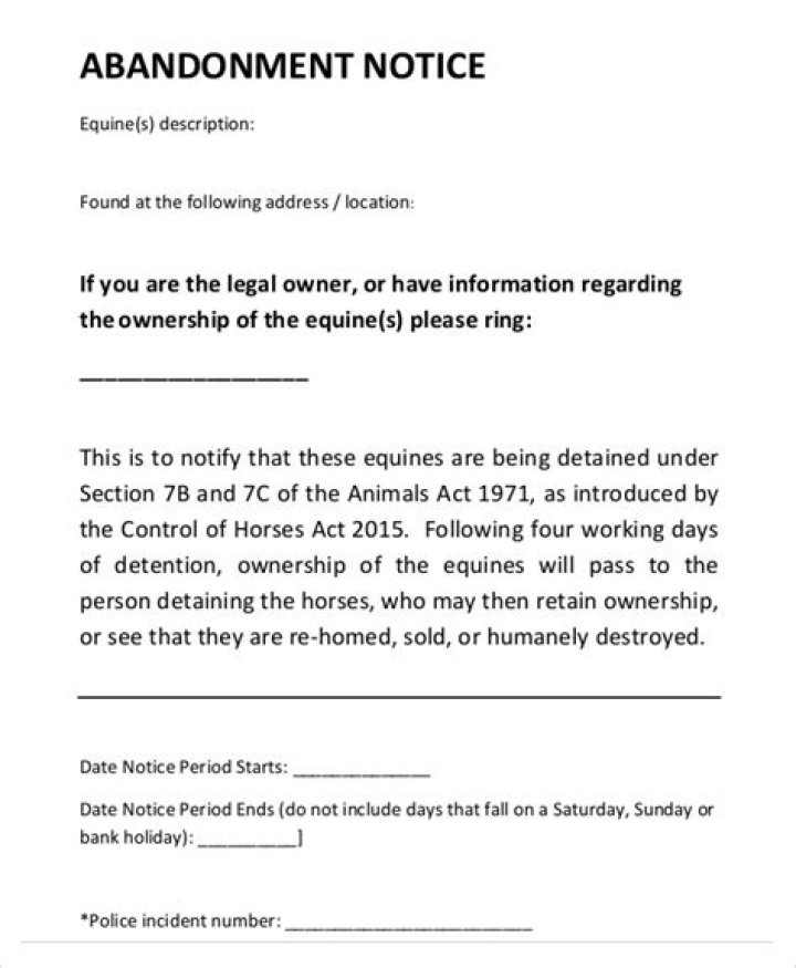 What is considered abandonment by a tenant?