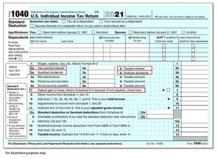 What is considered tax-exempt interest on Form 1040?
