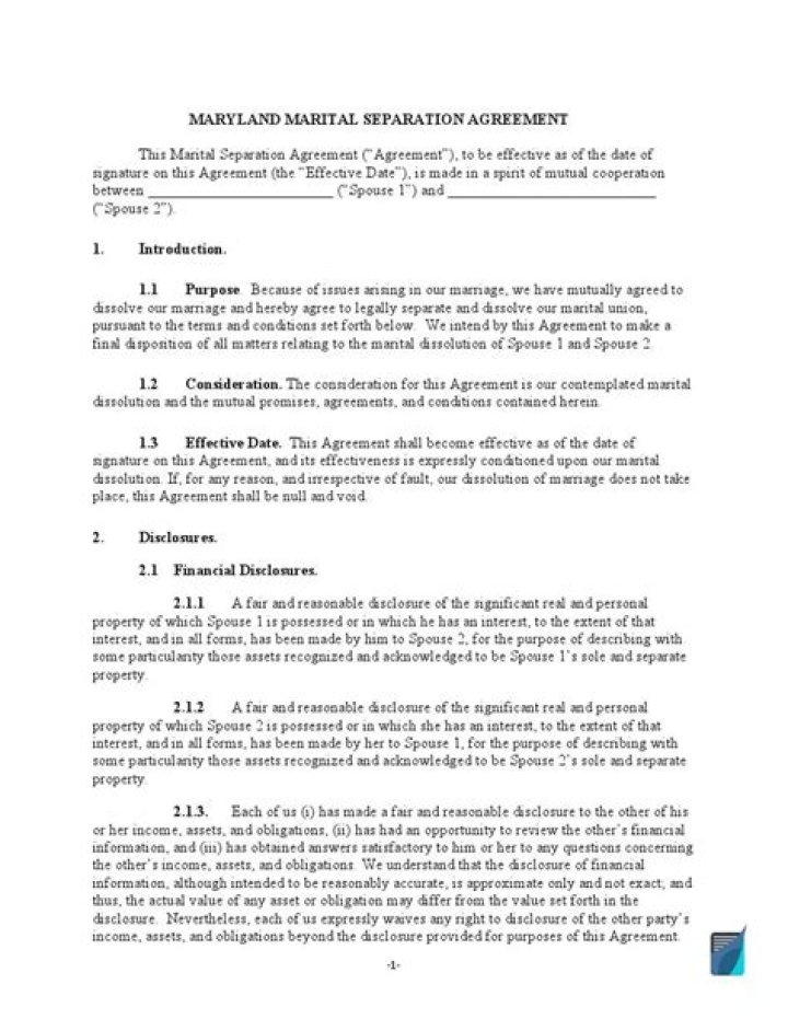 What is considered the marital date of separation in Arizona?