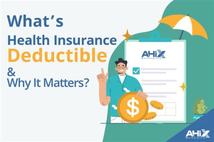 What is deductible in a health insurance policy?