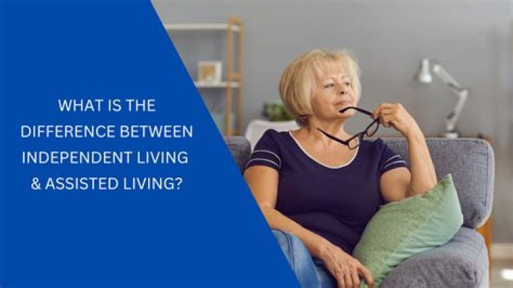 What is difference between independent living and assisted living?