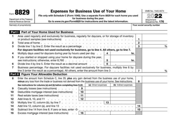 What is federal tax Form 8829?