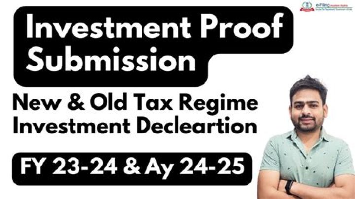 What is income tax proof submission?