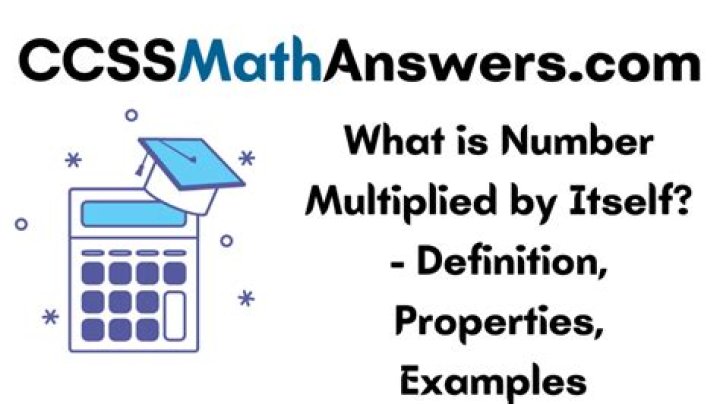 What is it called when a number is multiplied by itself?