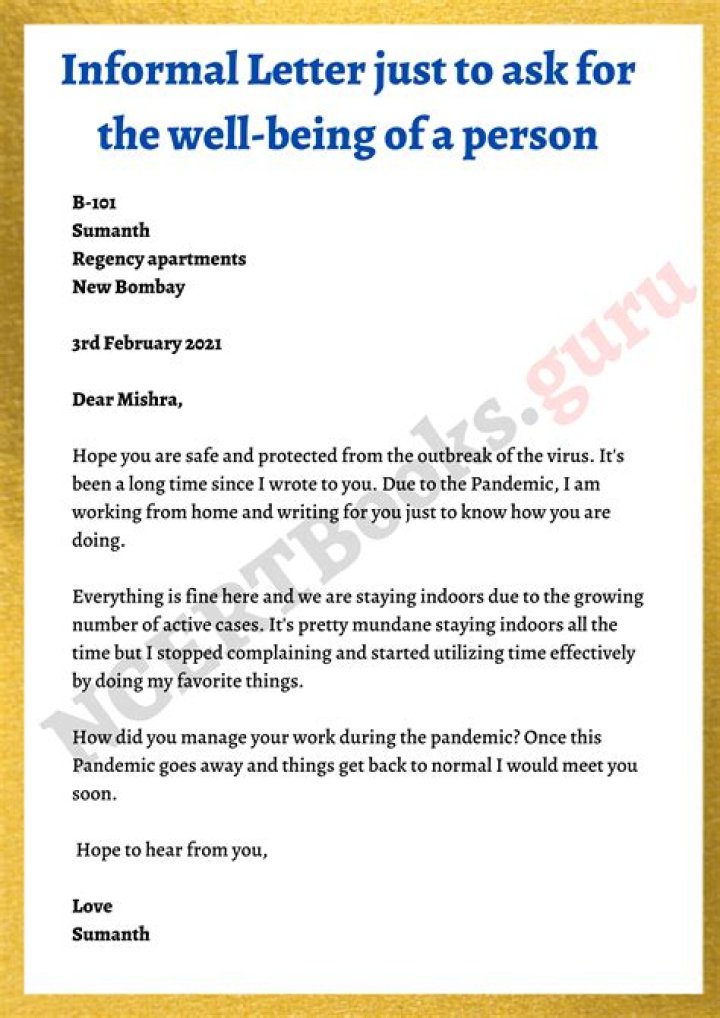 What is letter describe?