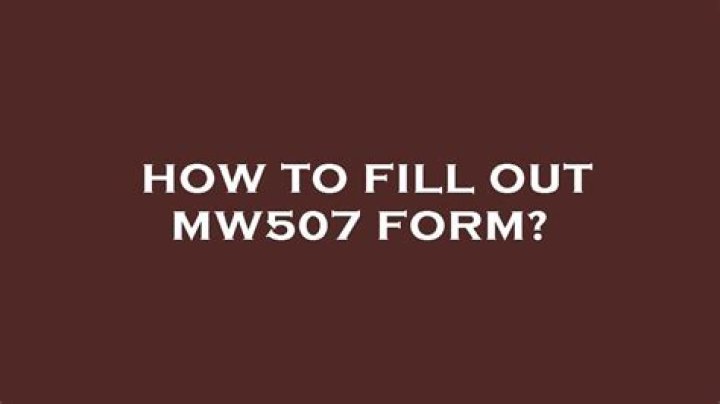 What is MD MW507?