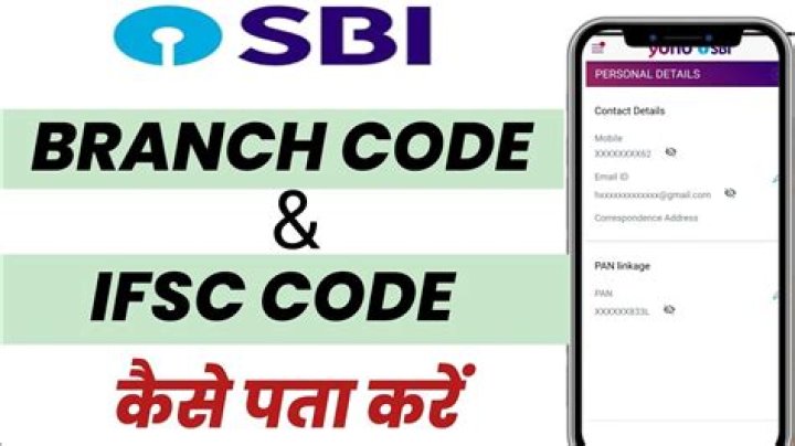 What is my SBI branch code?