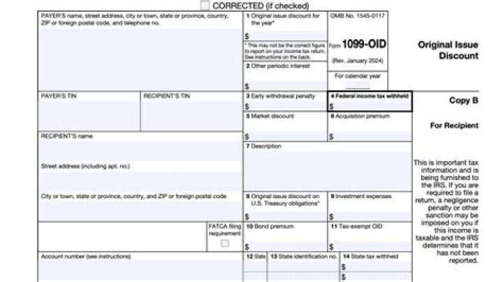 What is original issue discount 1099 OID?