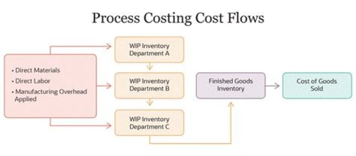What is process cost flow?