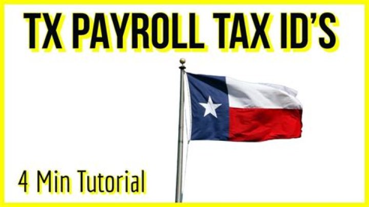 What is Texas payroll tax rate?