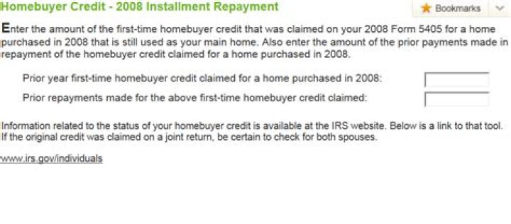 What is the 2008 homebuyer credit?