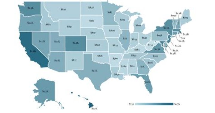 What is the average cost of rent in the US?