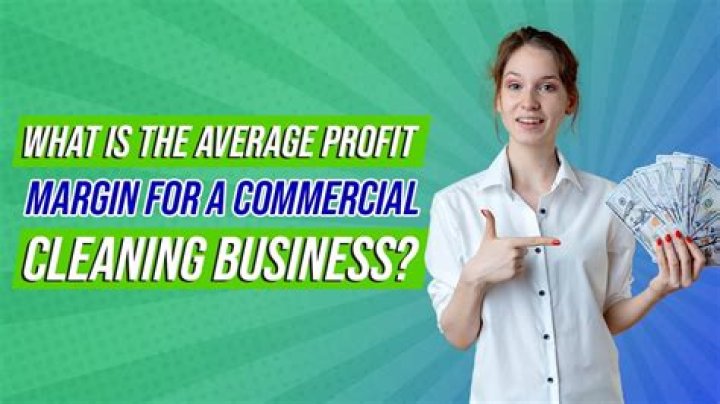 What is the average profit margin for a cleaning business?
