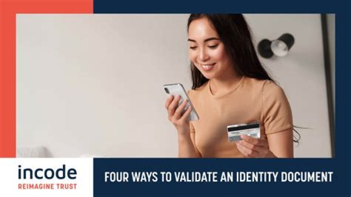 What is the best method to validate an online identity?