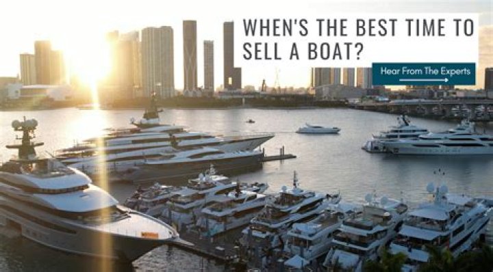 What is the best month to sell a boat?
