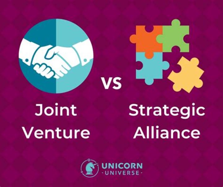 What is the difference between joint ventures and strategic alliances?