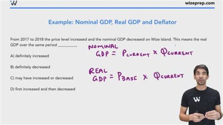 What is the difference between real GDP and nominal GDP quizlet?
