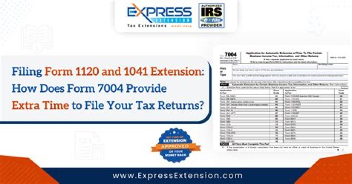 What is the extension form for 1120S?