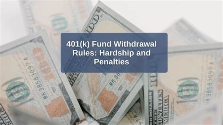 What is the federal penalty for withdrawing 401k?