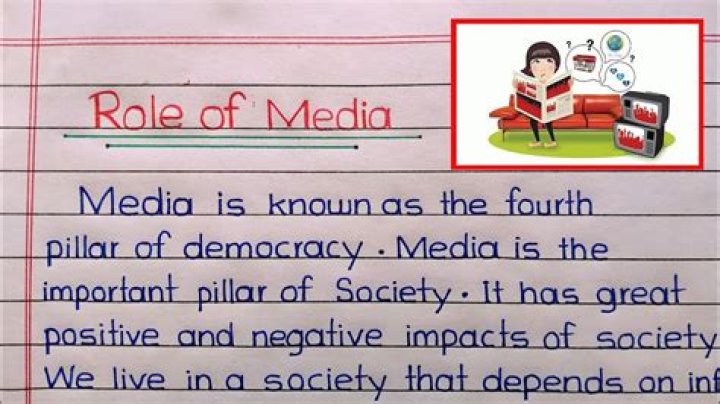What is the main role of media?