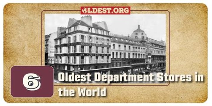 What is the oldest department store chain?