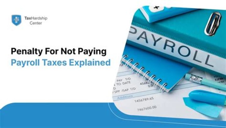 What is the penalty for not paying payroll taxes on time?