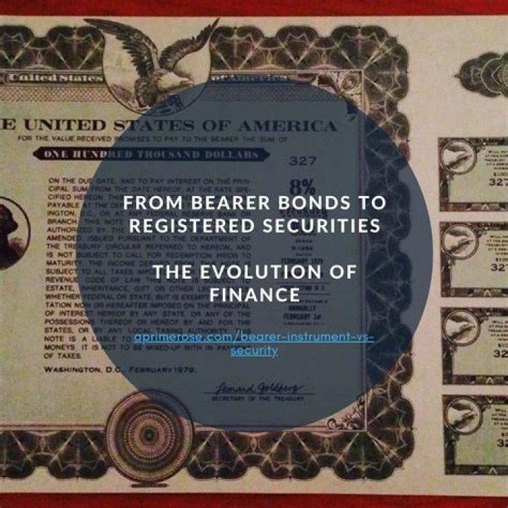 What is the point of bearer bonds?