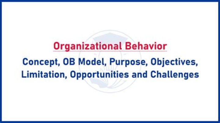 What is the purpose of organizational behavior?